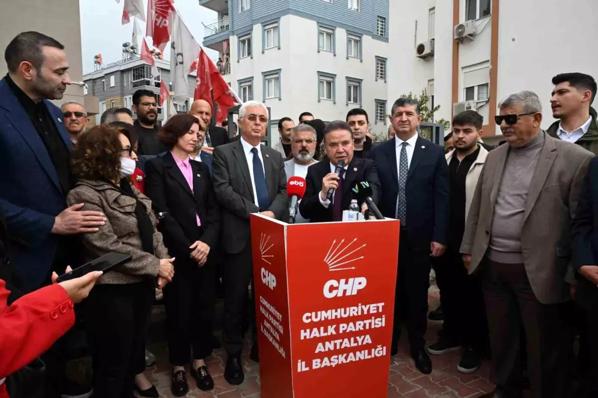 CHP Antalya’da Bayramlaşma Töreni Gerçekleştirildi